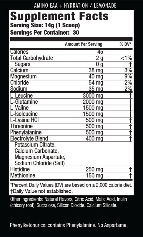 Amino EAA + Hydration  | 420g