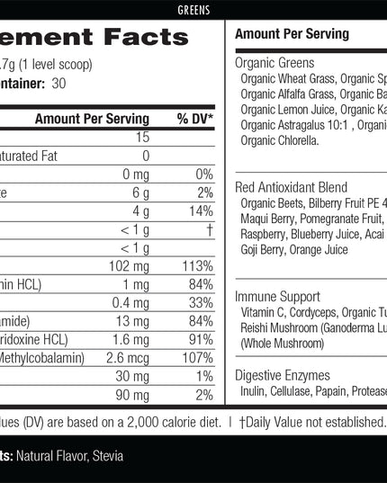 Greens & Reds | 231g