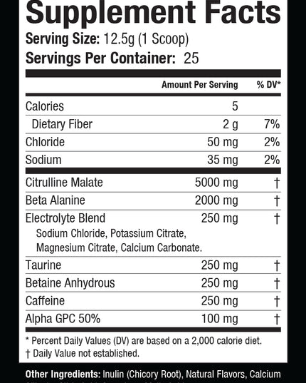 Pump Pre-Workout | 312.5g