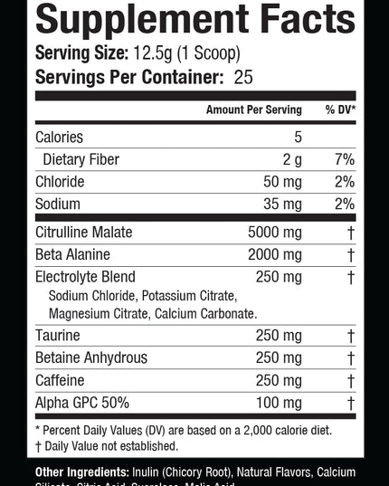 Pump Pre-Workout | 312.5g