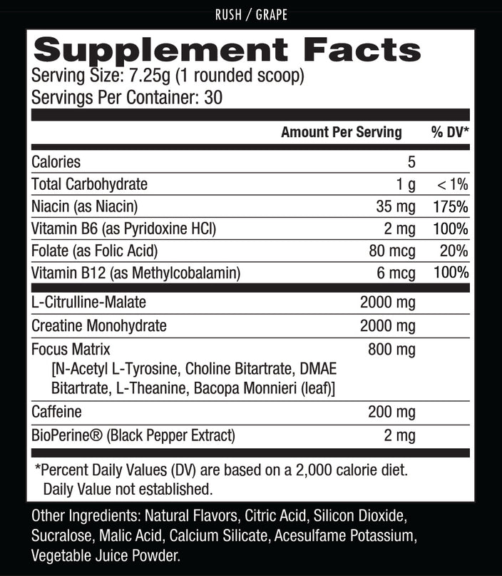 Rush Pre-Workout | 218g